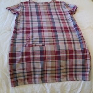 Zara plaid short dress